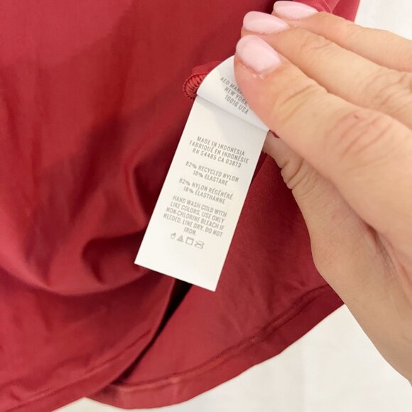 NEW Smoothez by Aerie Red Short Sleeve Crewneck Fitted Tee - Size XL - Picture 5 of 7